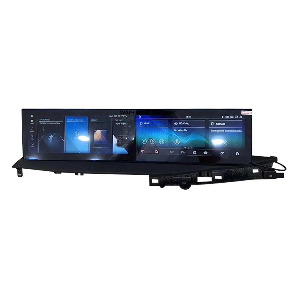 12.3'' Inch Carplay for X5 2014-2017 Multimedia Video Player Co-pilot Passengers Display Car Navigation Dual Screen