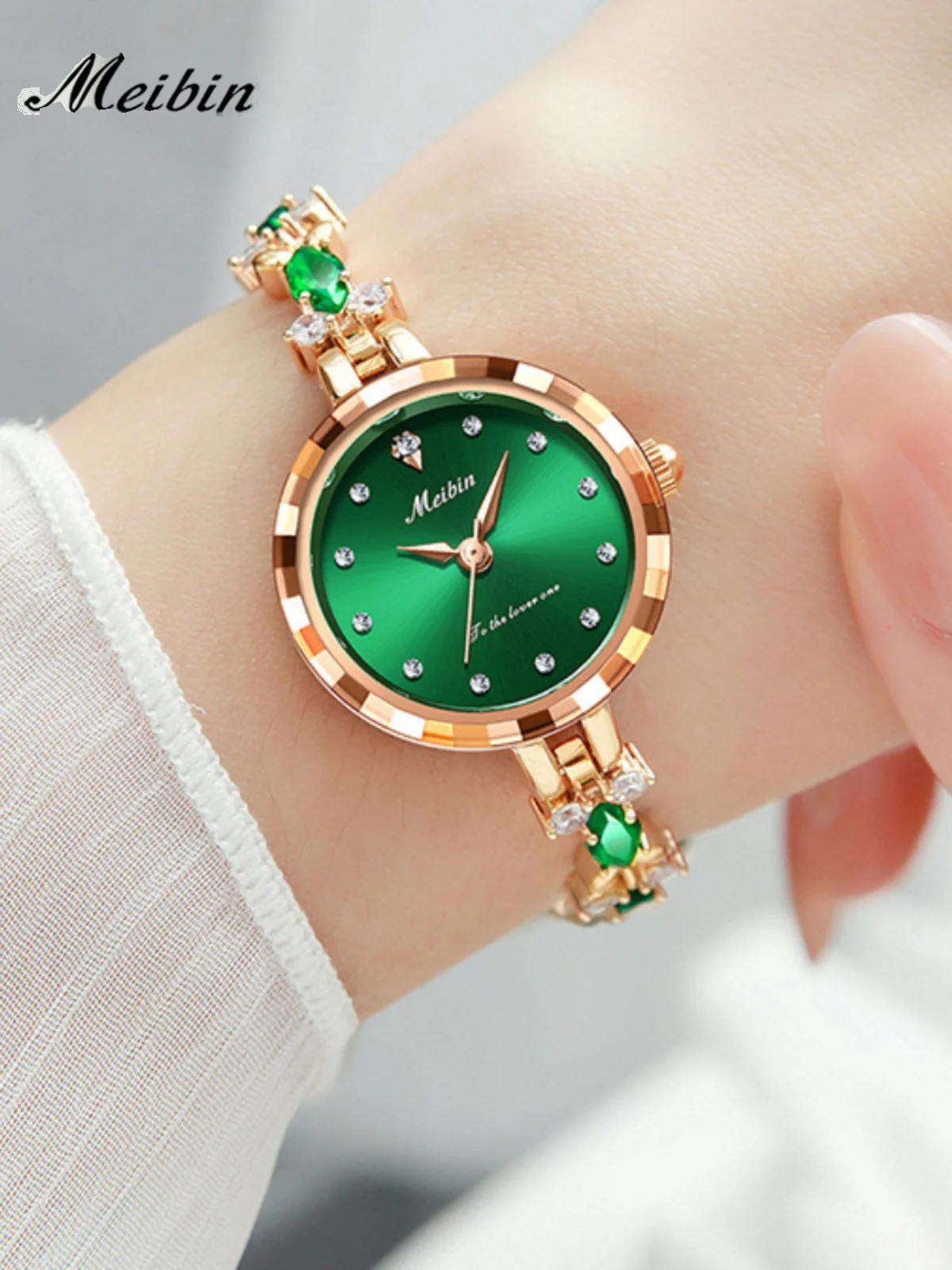 Elegant women's watches matching bracelets light luxury minimalist quartz watches fashionable quartz watches women's accessories