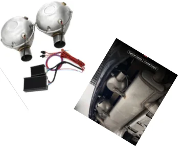 

In stock Cu stom Car Universal Electronics Exhaust Tip Pipes System Maxhaust Sound Boo ster Active Sound Noise Speaker Engine
