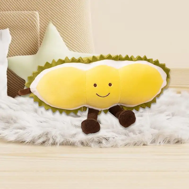 Brinquedo de pelúcia bonito durian macio boneca de pelúcia brinquedos de pelúcia realista decoração do quarto simulação criativo crianças travesseiro para decoração casa