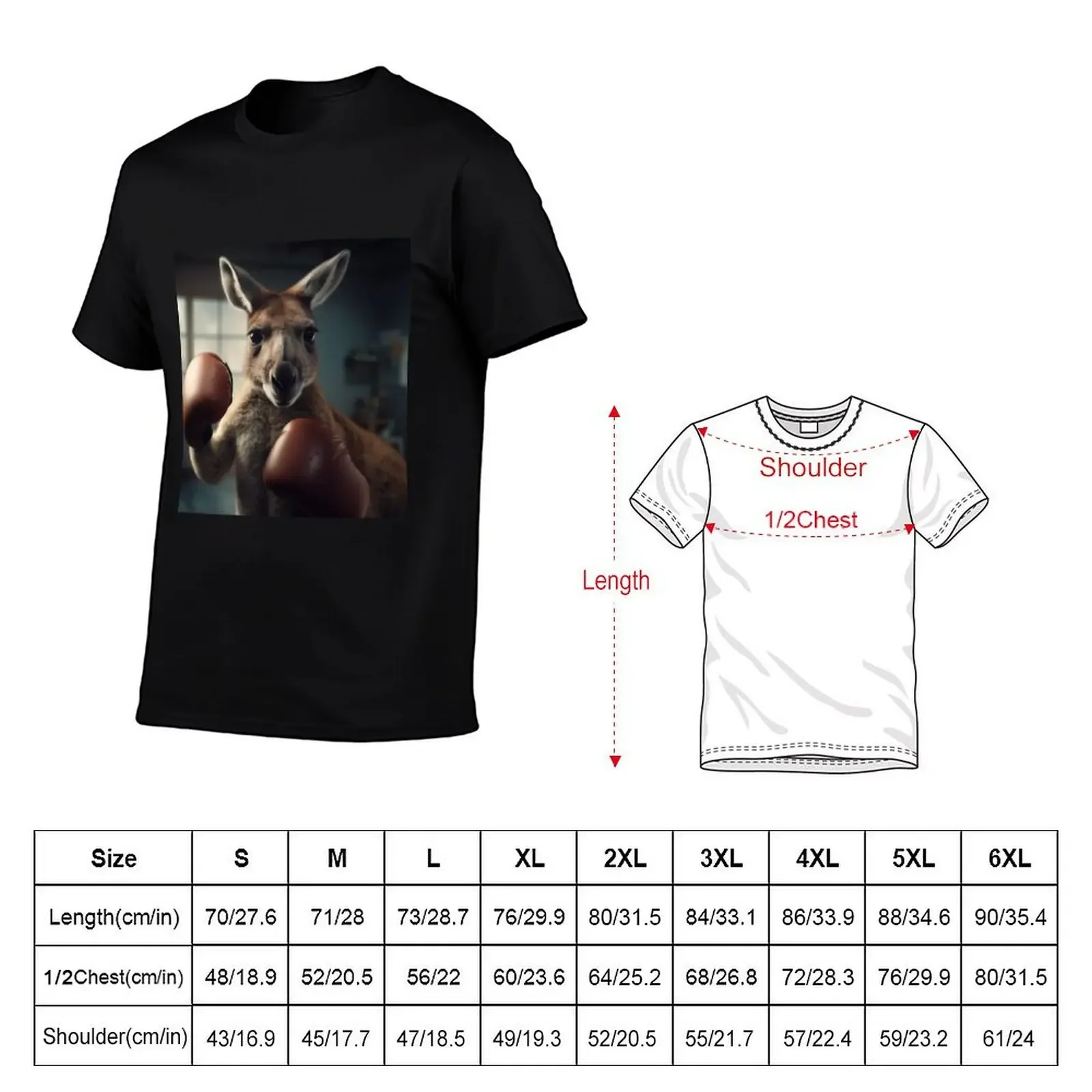 boxer kangaroo T-Shirt quick drying boys whites new edition shirts graphic t shirts for men cotton