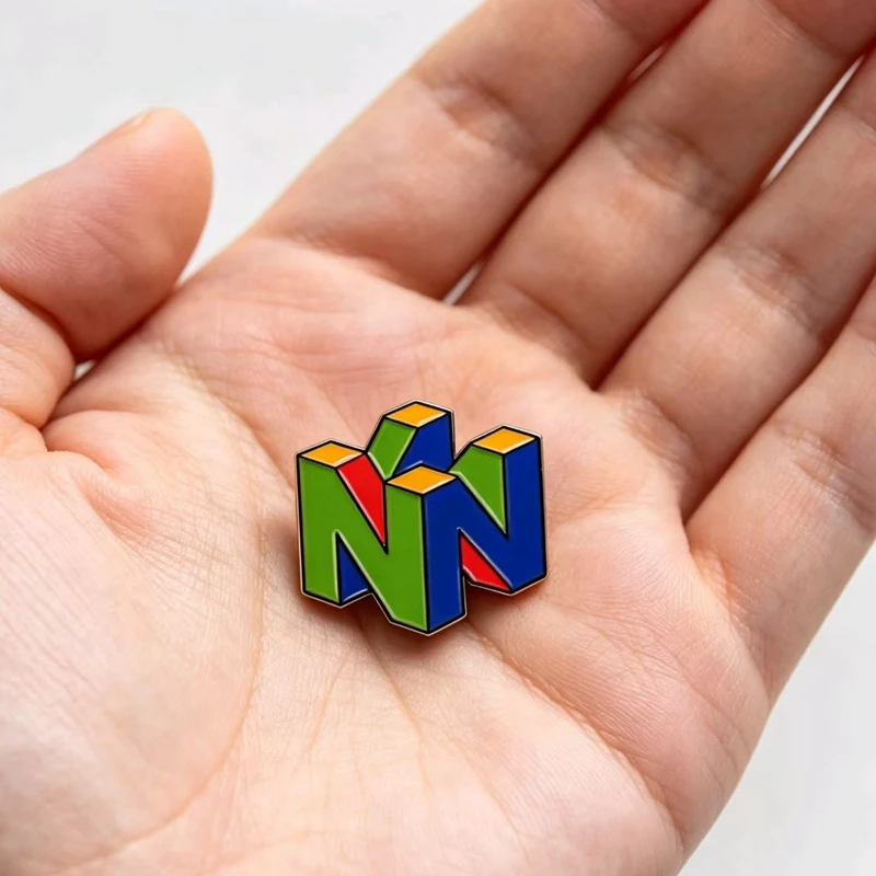 Retro Arcade Game Logo Emaille-Pins Broschen für Frauen Cartoon-Abzeichen für Rucksack Hut Dekoration Accessoires Anime Schmuck Geschenke – Detail 5