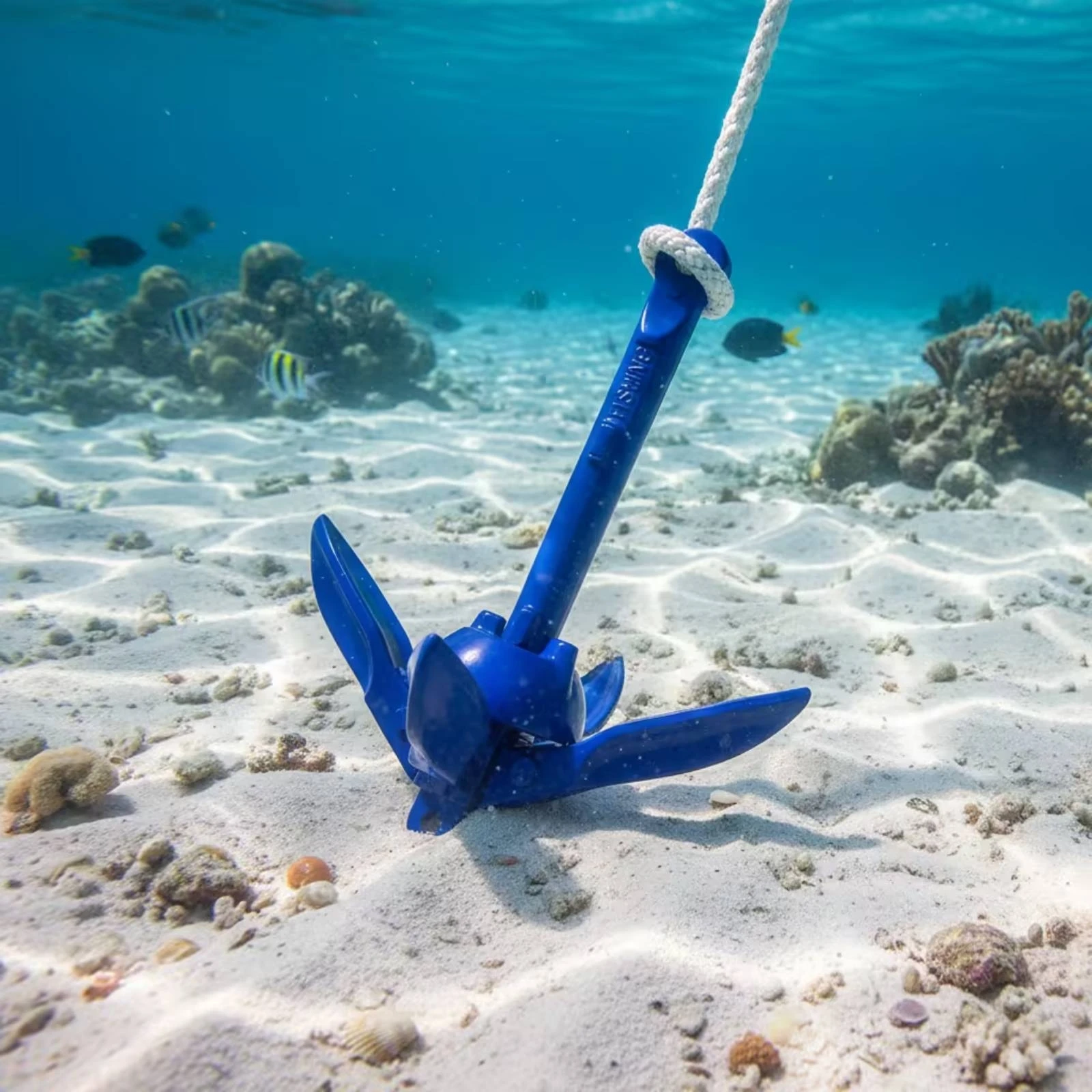 Folding Anchor Lightweight Collapsible Anchor Portable Easy to Store for Dinghies, Yachts