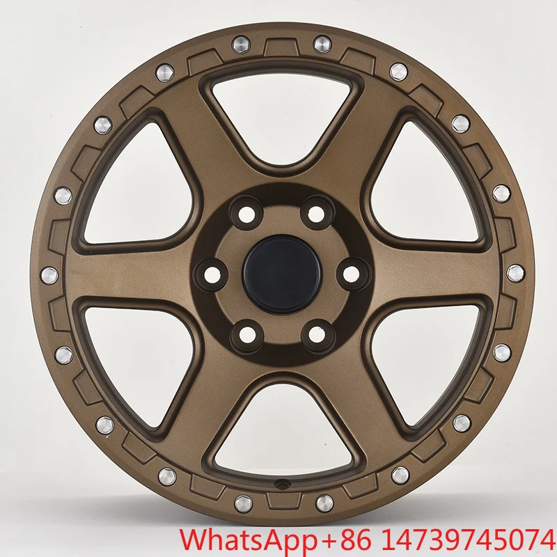 17x9.0J 5/6 Hole Custom Aluminum Alloy Car Wheels, 127-139.7mm Pitch Auto Rims