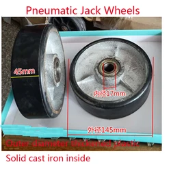 Pneumatic Hydraulic Jack 80 Ton Accessories Wheel Car Wheel Reel AirJack Wheel Truck Jack 80 Ton Tire