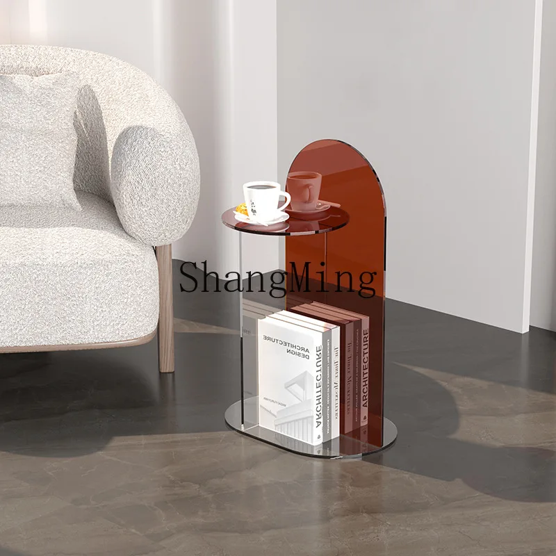 

FG acrylic edge few creative art bedroom corner bedside table household small table modern simple tea,