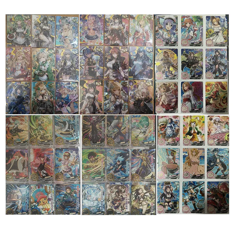 

Коллекционные карточки с персонажами японского аниме: Луффи, Нико Робин, Боа Хэнкок. Подарки на Рождество и день рождения, детские игрушки.