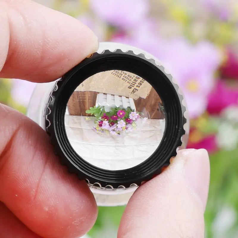 Professional Portable 15X Monocular Glass Fit for Jewelry Map Reading Loupe Lens