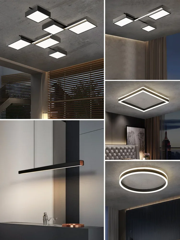 Wohnzimmerleuchte, einfach, modern, stimmungsvoll, kreativ, Arbeitszimmer, Büro, Decke
