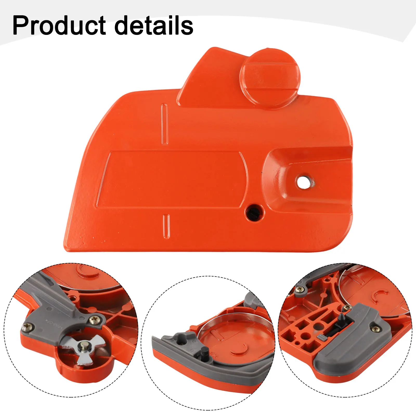 Chainsaw Clutch Cover With Brake For 455 455E 460 461 Models Replacement Part 537286301 Plastic Housing Safety Accessory