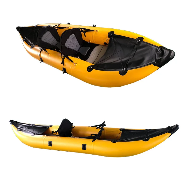 Resistant Inflatable Kayak Hot Sale New Arrival Multi Chambers Whitewater Kayak Drop Stitch Kayak For Sea Ocean