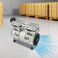 750W/1HP Oil-free Air Compressor with Large Cooling Fan Aluminum 8bar 1400RPM 145L/min Copper Motor for Medical Compressors