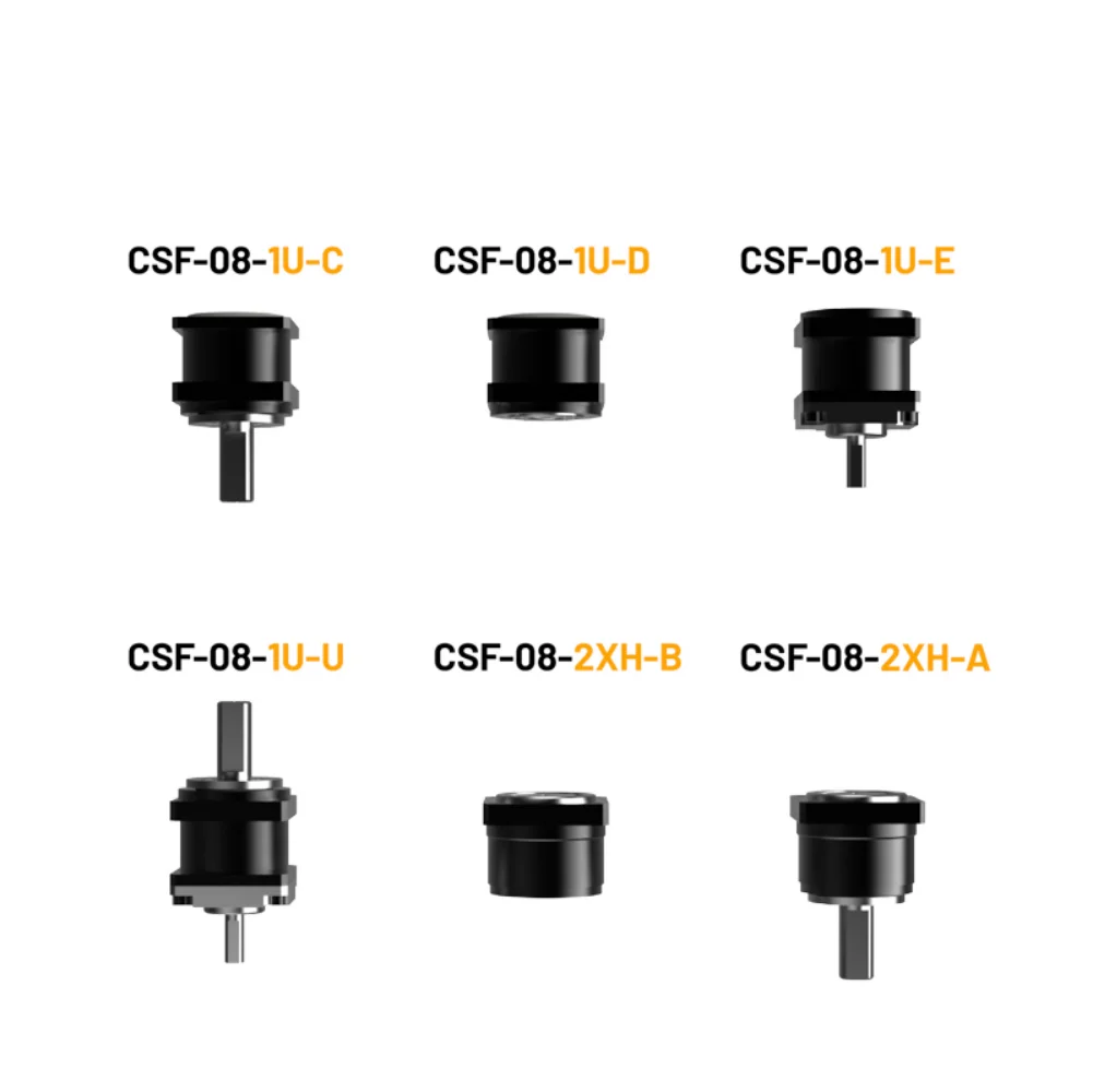 Sito CSF08 Mini Step-down Gearbox Compact Servo Motor Speed Reducer 28mm 50/100:1 Gearboc Harmonic Drive for Robot Finger