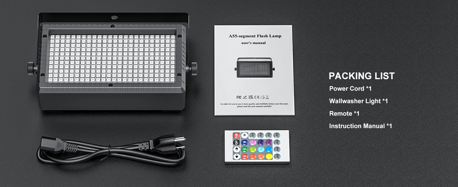 U'King 60 W RGBW LED Wall Washer Licht 3in1 Mni 288 LED Strobe Licht DMX Super Helle DJ Wash Bar Strobe Effekte Bühnenbeleuchtung – Detail 9