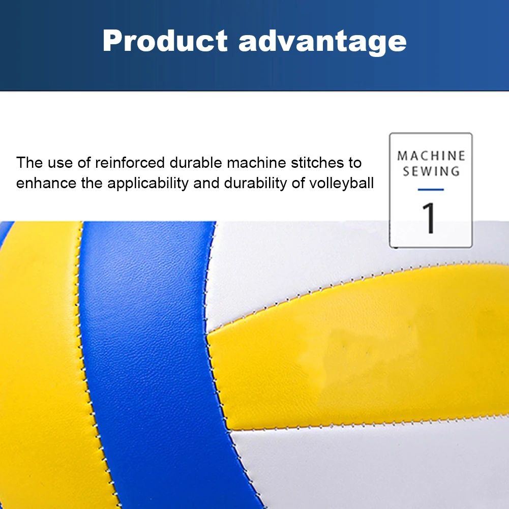 

Size 5 Volleyball Professional Competition Volleyball Waterproof Beach Volleyball Recreational Volleyball for Indoor Outdoor