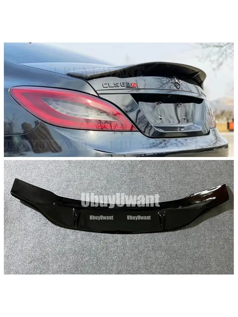 Für W218 Carbon Fiber Hinten Stamm Boot Spoiler 2012-2018 CLS Klasse CLS350 CLS400 CLS450 CLS500 CLS63 Limousine Montage Garantiert