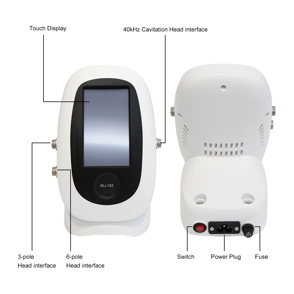 3 in 1 Ultrasonic Cavitation Machine 40K Massager Facial Lifting Fat Removal Body Slimming Skin Care Tighten Beauty Device