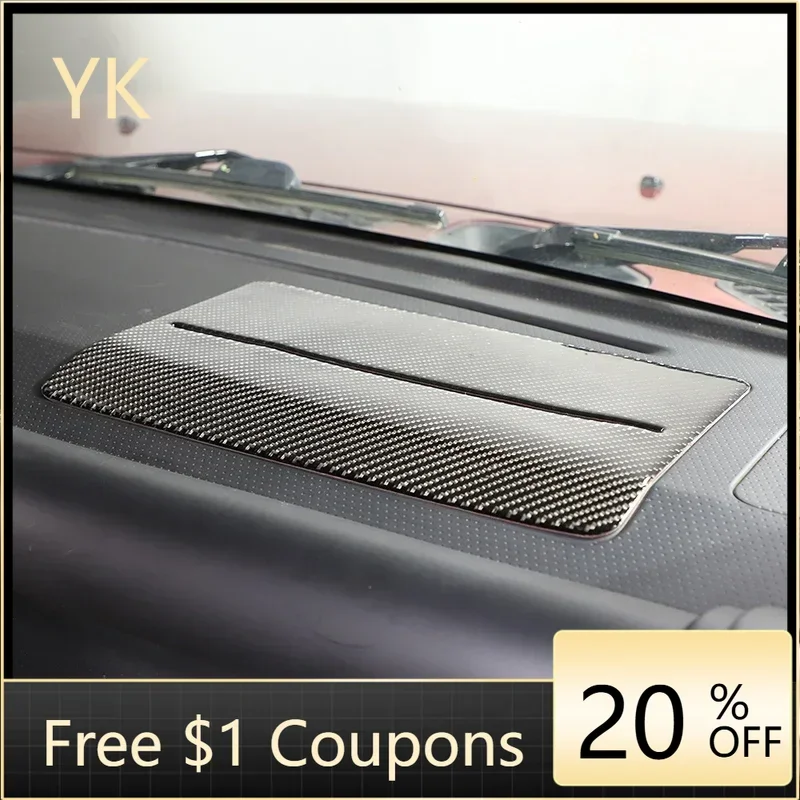 

Для Toyota FJ Cruiser 2007-2021 мягкое углеродное волокно, ящик для хранения на приборной панели автомобиля, накладка на панель, наклейка, аксессуары для интерьера автомобиля