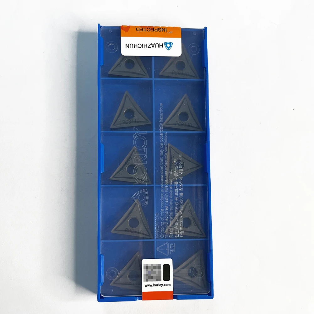 HUAZHICHUN 10 個オリジナル Tnmg220404-vp2 PC8110 / TNMG 220404-MP NC5330 CNC 超硬インサート S