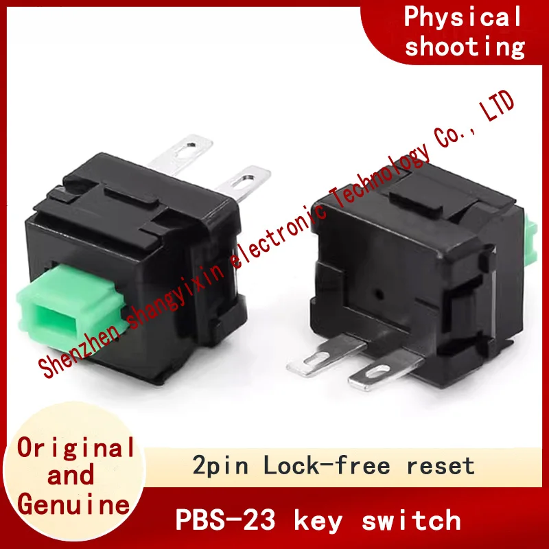 

вал Вертикальный 2-контактный линейный бесшумный бесшумный ключевой переключатель сброса без замка PBS-23 Механический переключатель клавиатуры