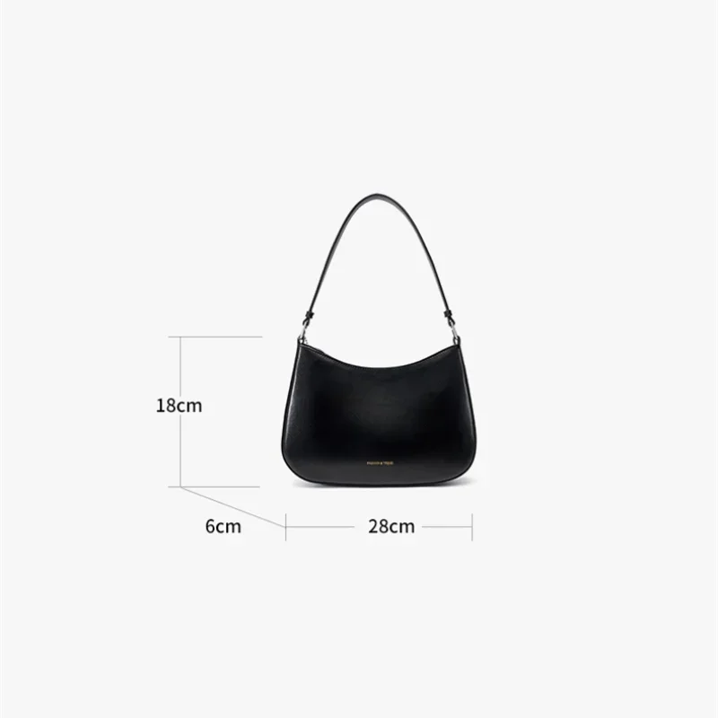 Bolso de hombro de cuero genuino de lujo para mujer, bolso de axila para mujer, bolso Hobo de piel de vaca de alta calidad, color sólido, nuevo