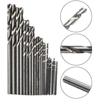 25Pcs HSS Mini Drill Bit Set 0.5-3.0mm High Speed Steel PCB Small Drill Jewelry Tools For Dremel Bit Set For Electric Drills Set