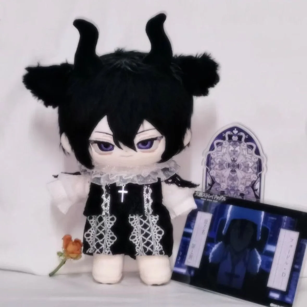 Anime Mostro Fyodor Dostoevskij Bel Ragazzo Peluche Bambola Farcito Corpo di Cotone 20 CENTIMETRI Figure Vestire Peluche Giocattoli Cuscino Regalo di Natale