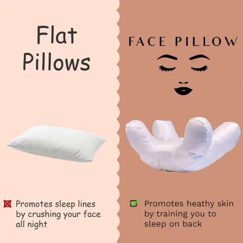 White Satin Face Fronha, Free Face Pillow Anti-envelhecimento sono beleza para as costas