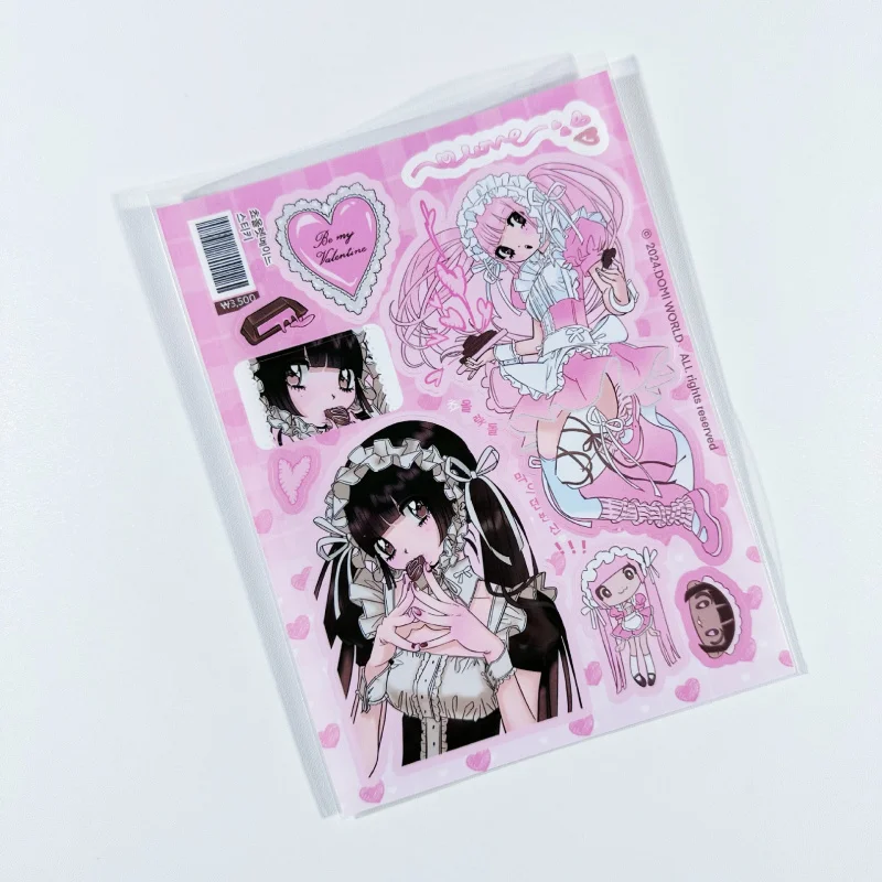 Korean New Domi Stickers Cute Girl Sexy Character Sticker Hand Account Phone Case Diary Planner Scrapbook DIY Decorative Sticker