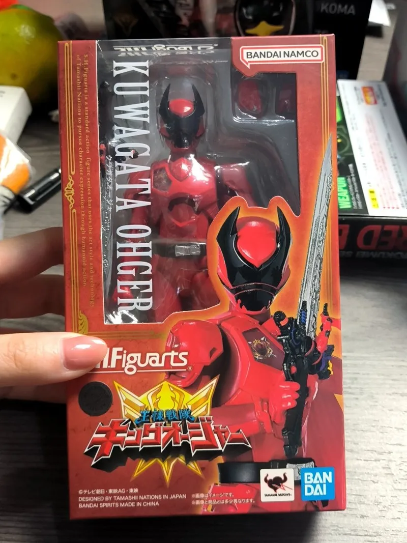 بانداي حقيقية أوساما سينتاي الملك أوهجر أنيمي أطقم منمذجة Kuwagata Ohger اللعب SHF 1/12 عمل نموذج لجسم #3