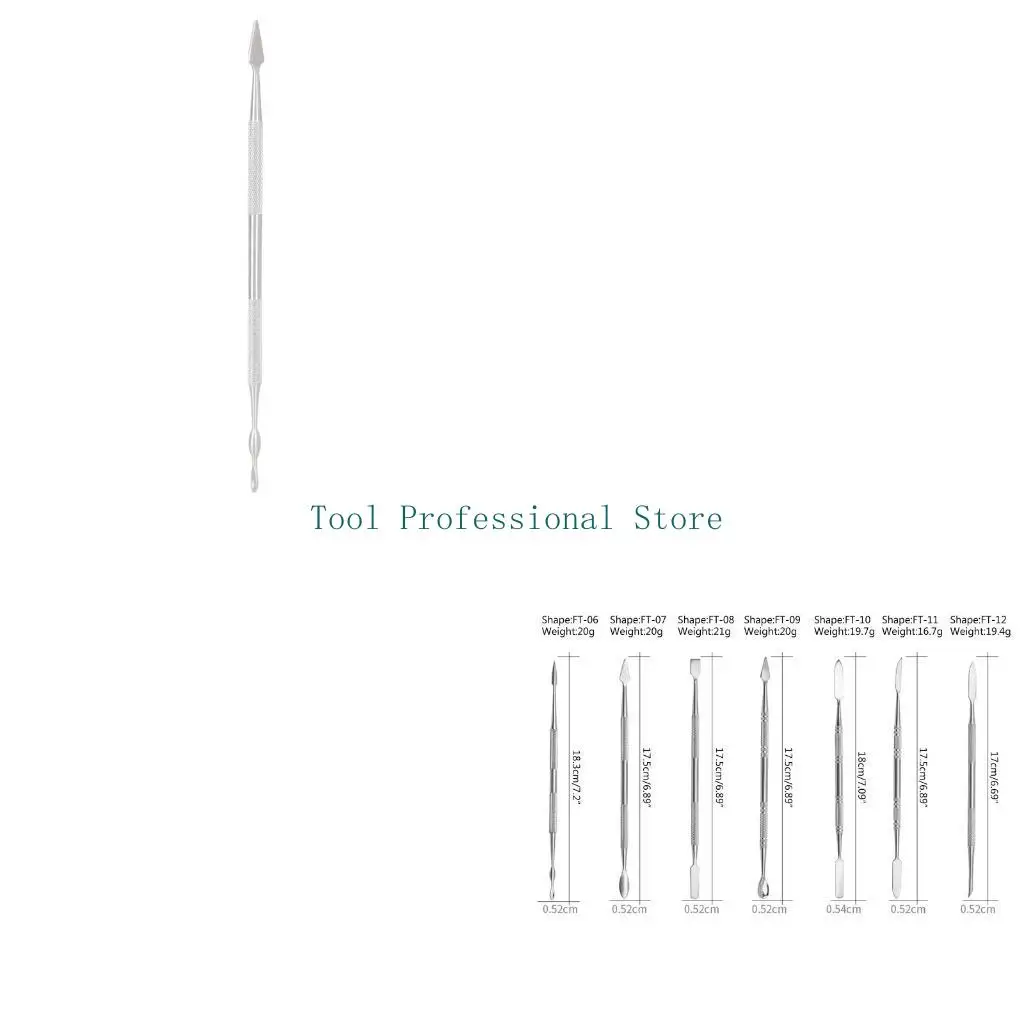 57QF 11 Pcs/Set Wax Carvers Set Double Ended Wax Modeling Sculpting Tool Carving Tool