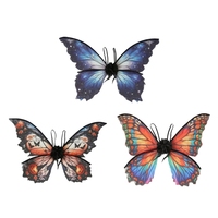 Butterfly Wing for Girl, Halloween Fairies Costume Accessory for Kid Birthday DXAA