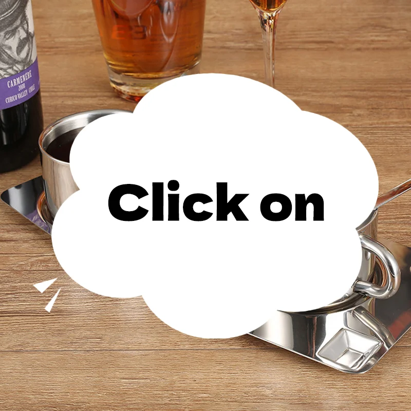 

Minimalist Nordic Mug 3pcs Set 304 Stainless Steel Coffee Mug Heat Resistant Milk Cup With Saucer Spoon Placemat Tableware Set