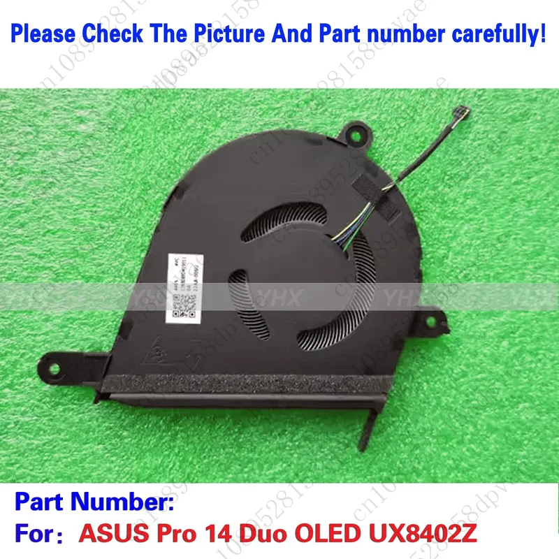 

GYX New For ASUS Pro 14 Duo OLED UX8402Z GPU COOLING FAN 2022.