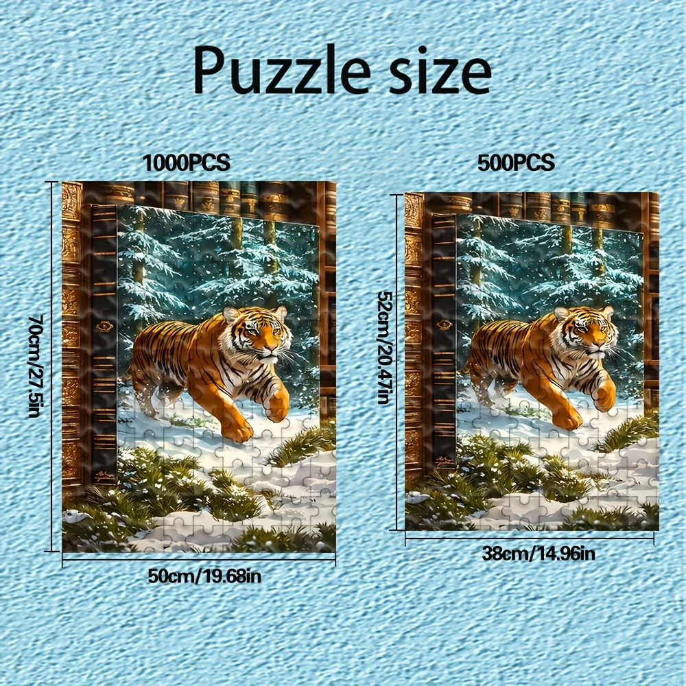 ปริศนาสำหรับผู้ใหญ่ 500/1000 ชิ้น |   เกมครอบครัวที่สนุกสนานและคลายเครียดคุณภาพสูง เหมาะสำหรับวันเกิด คริสต์มาส ฮาโลวีน และเป็นของขวัญ