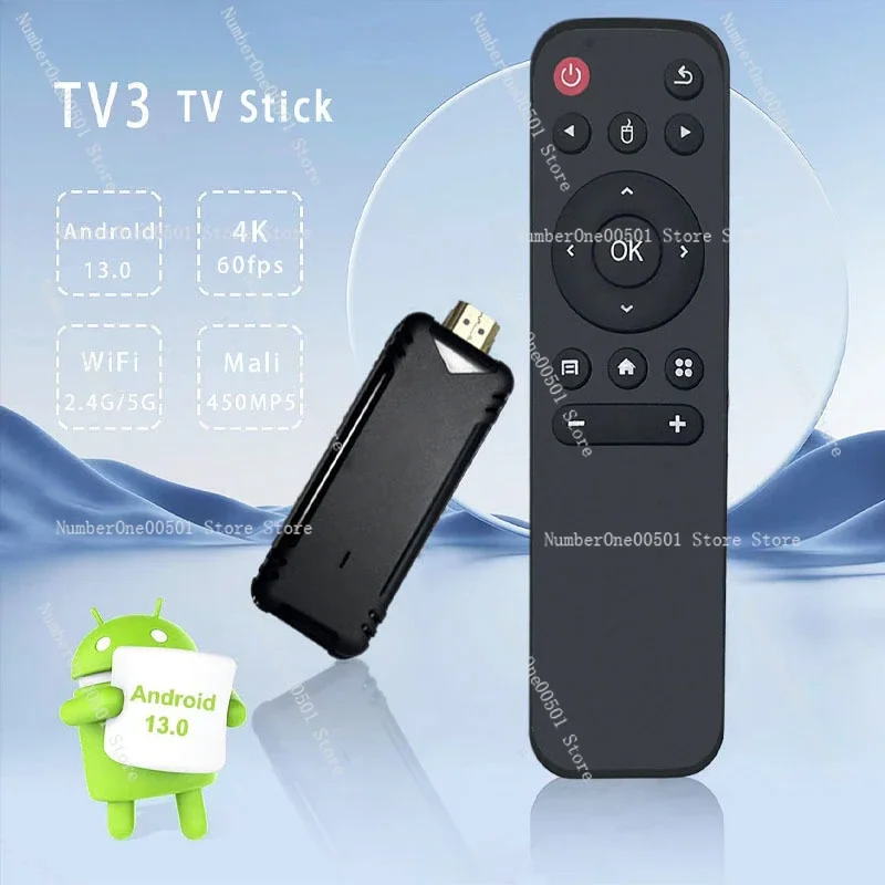 M8 X2 Linux TV3 Dongle 4K high definition WiFi6