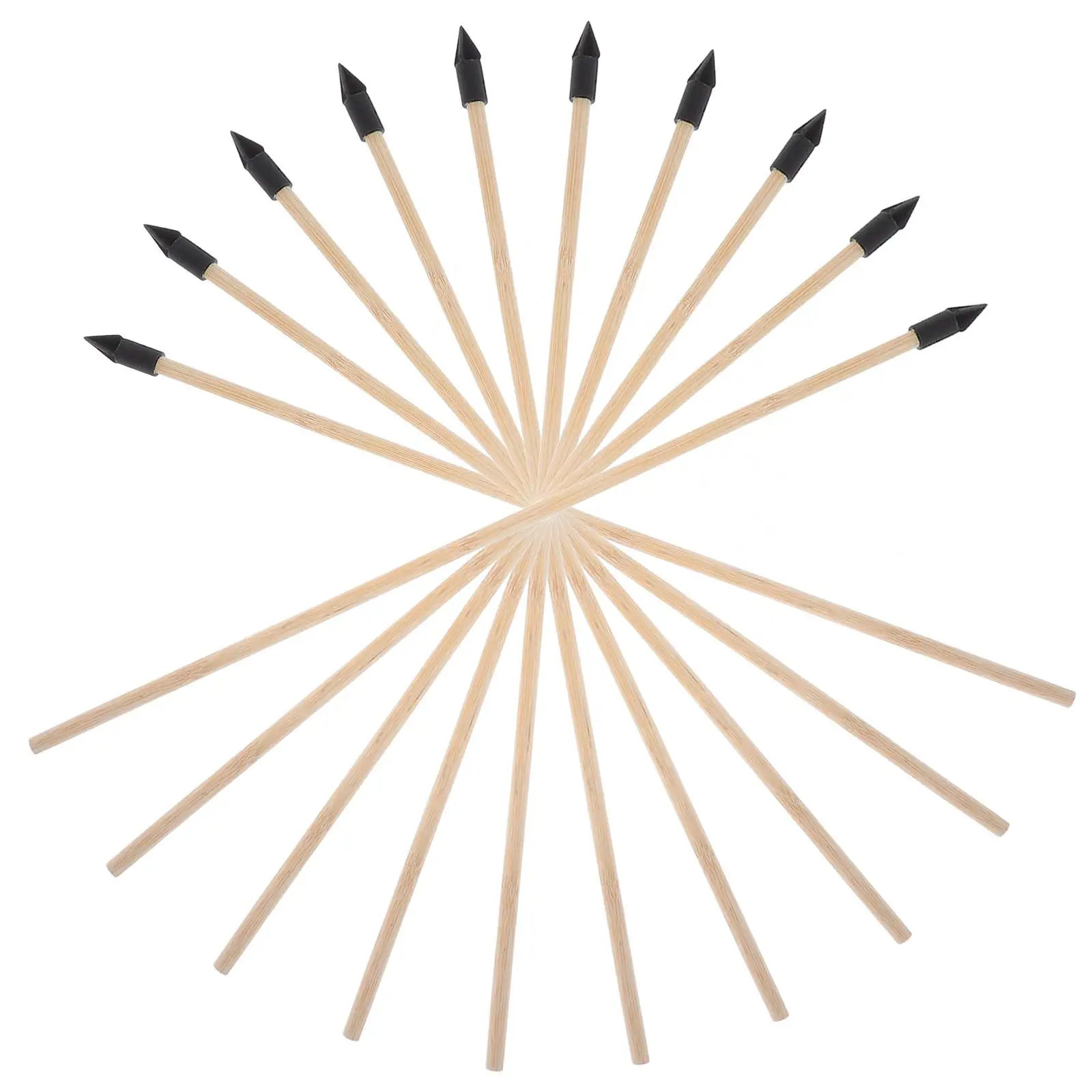 10 Pcs Throwing Arrows Kids Toys Wood Tossing Arrow Toy Outdoor Game Props Children Party Game Lightweight Durable Smooth