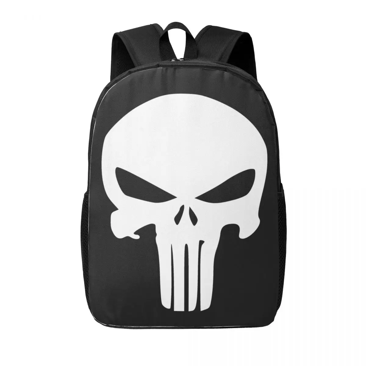 Custom Punisher Skeleton Backpacks for Women Men College School Student Bookbag Fits 15 Inch Laptop Skull Bags