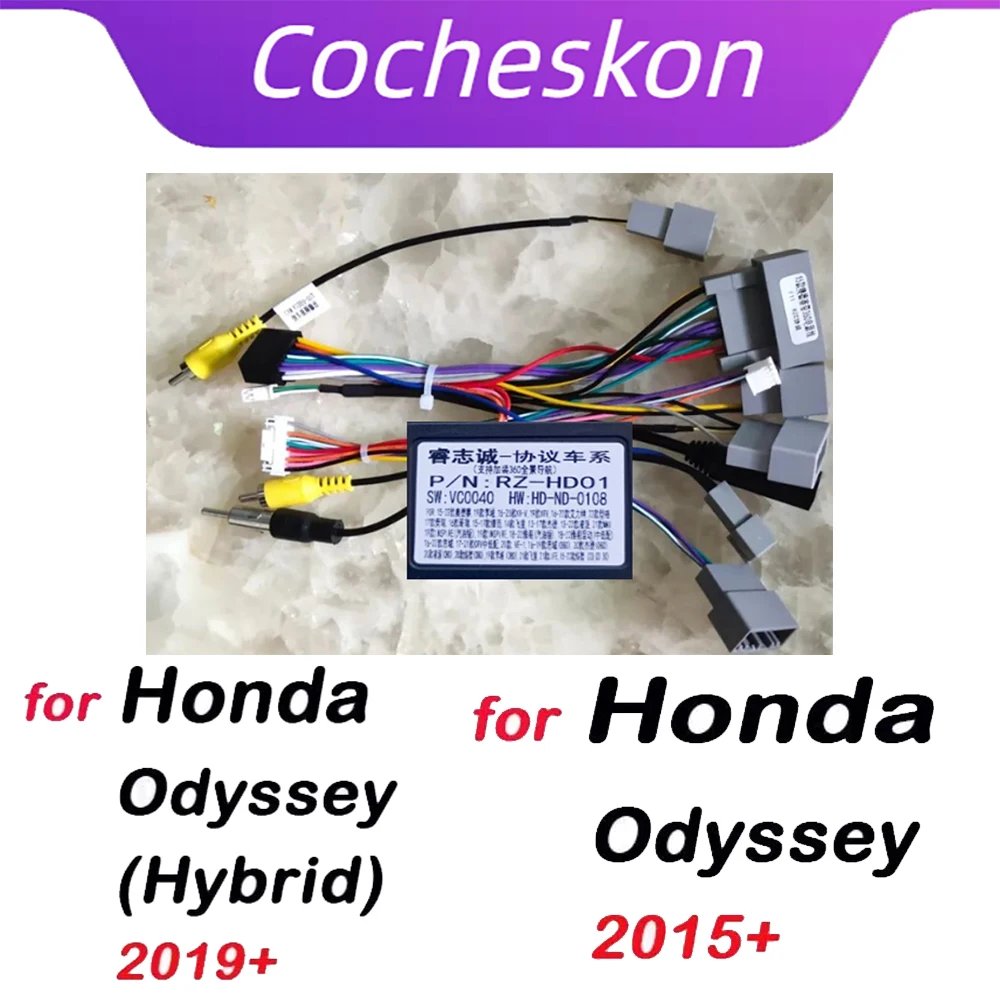 

Cocheskon Car 16pin Wiring Harness Adapter Canbus Box Decoder For Honda Odyssey 2015-2019