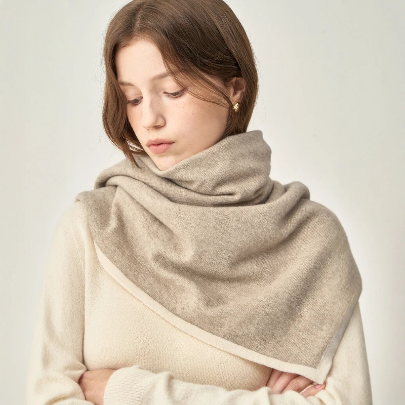 fashionable-triangular-knitted-scarf-warm-all-match-item-british-style-autumn-winter-spring-pure-color-young-women's-scarf