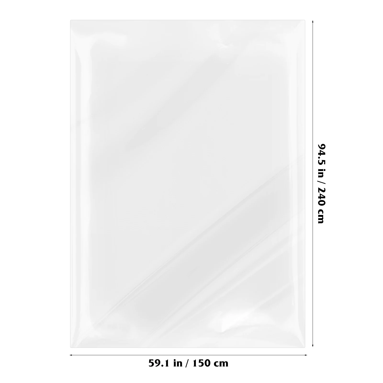 

1PCS Mattress Packaging Thickened Transparent PE Storage Reusable Moving Bed Bag Large Capacity Mattress Wrapping Bag