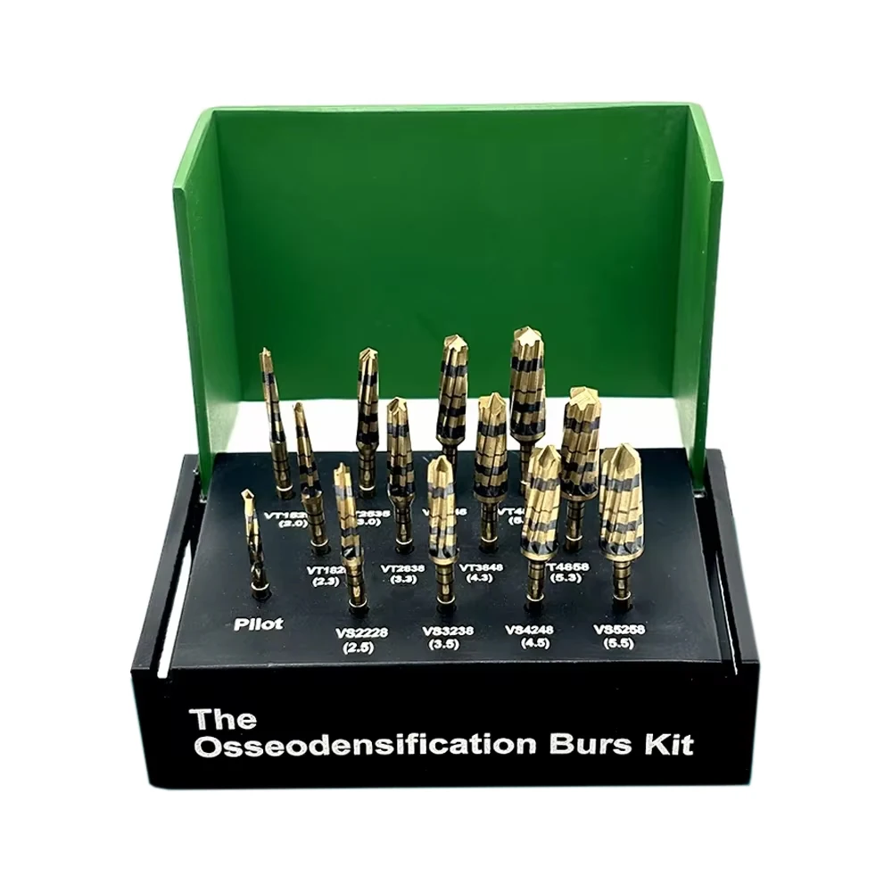 Implant Surgery Instrument Set Dental Burs Drills Drivers Sinus Lift Tools for Maxillary Bone Grafting Procedure
