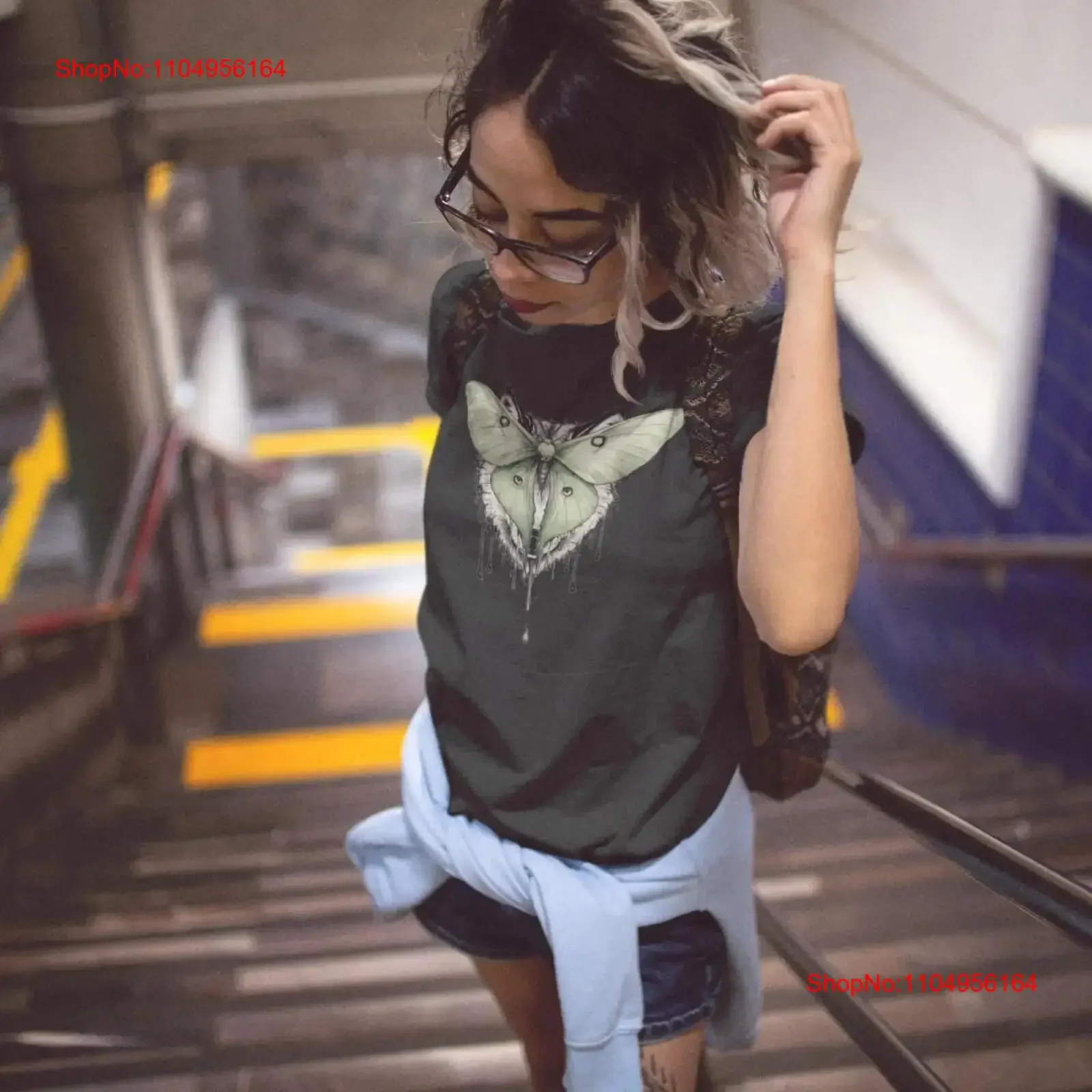 Luna Wolf Tee T Shi… - image