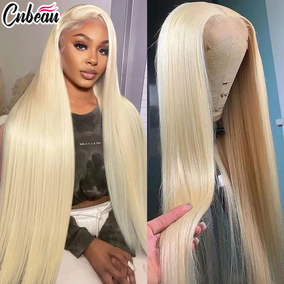 30 36 inch Bone Straight 613 Honey Blonde Hd 360 Full Lace Frontal Human Hair Wigs 13x4 13x6 250% Density Wig Cheap Wigs Glueles