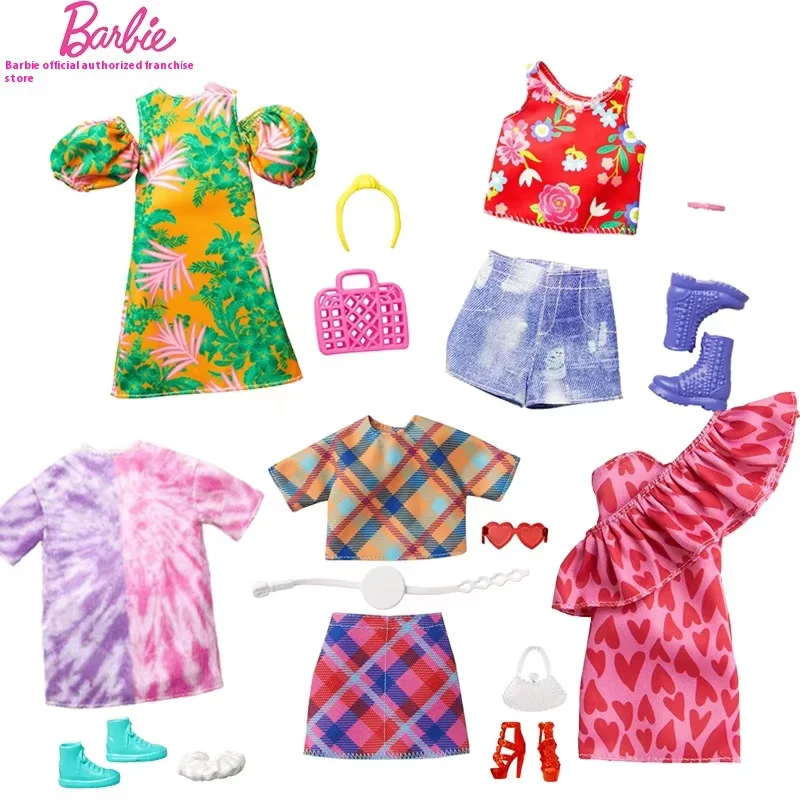 Authentic Barbie Doll Princess Toy Playset with Fashionable Single Shoe Combination Collectible Figure for Girls view 3