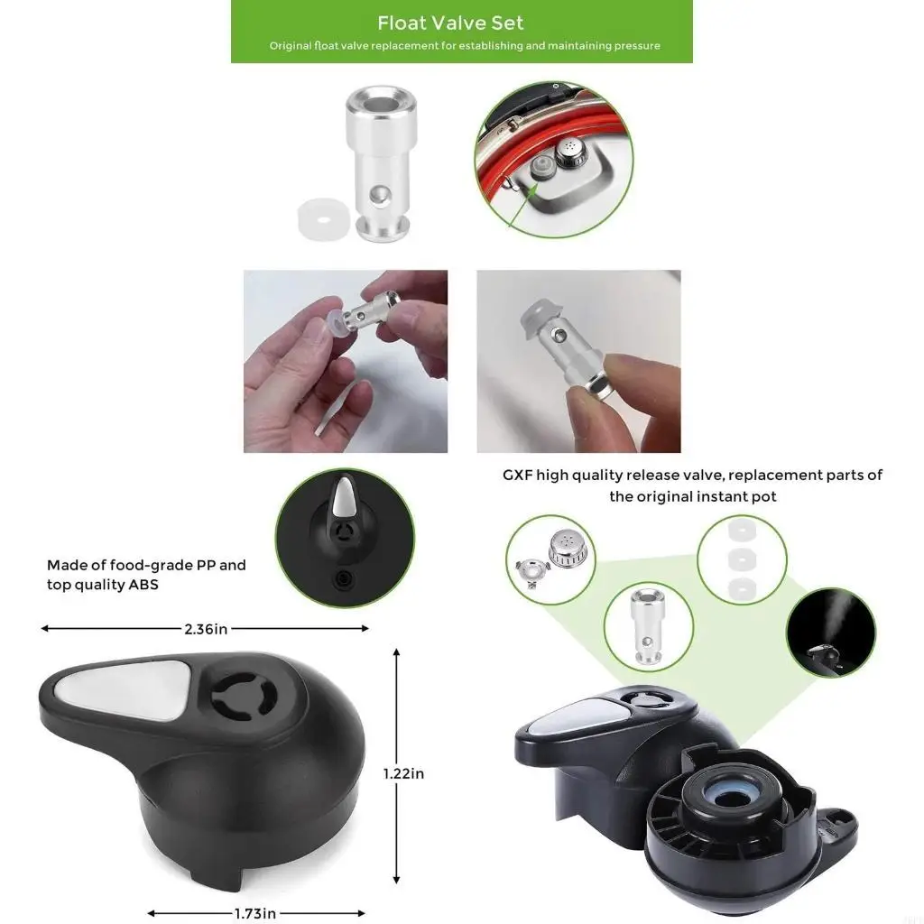 J6PE Maniglia Per Rilascio Vapore Accessori Per Pentole A Pressione Per Mini 3Qt 5Qt 6Qt-image