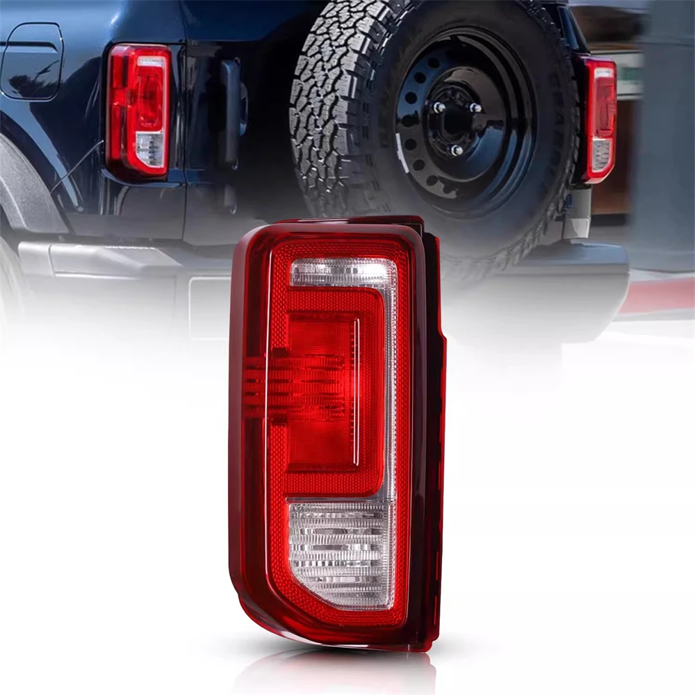 Car modified full led Taillight assembly For 21-23 FORD BRONCO Rear Lamp Brake Reverse light Turn signal