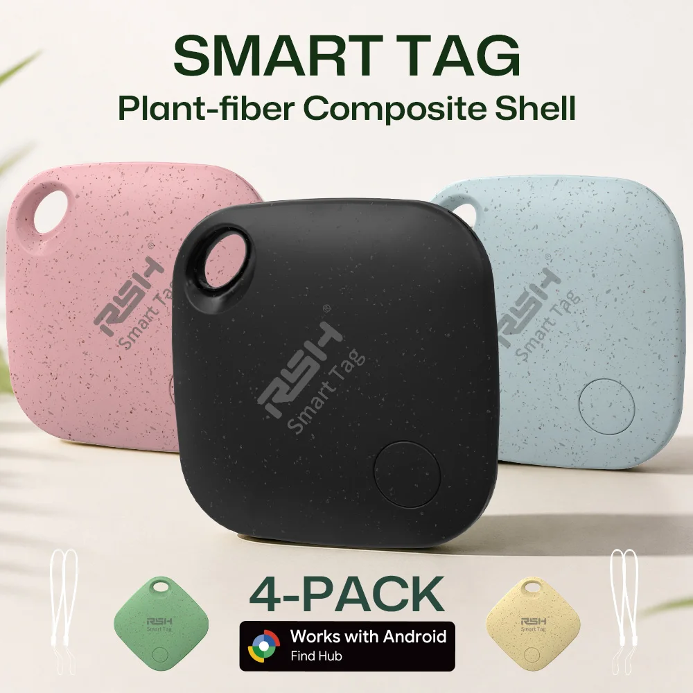 RSH Smart GPS-Tracker für Android, Google-zertifiziertes Tag für die Google Find Hub App, globaler Ortungsgerät für Xiaomi Overseas Samsung – Detail 1