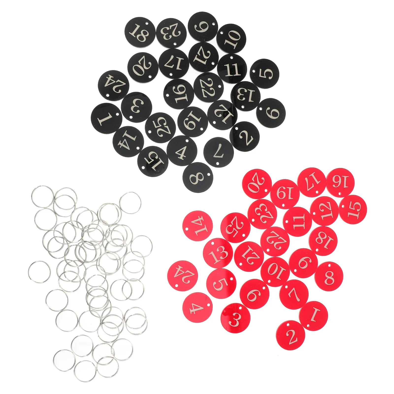 

Round Acrylic Number Tag Engraved Tags Waterproof Abrasion Resistant High Writing Suitable Home Workshop Hotel