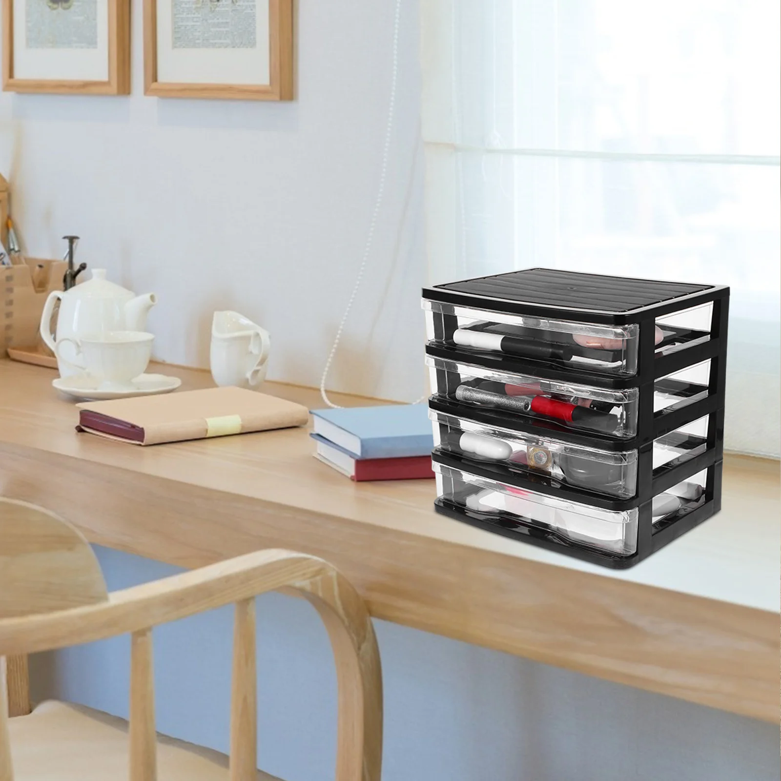 

Multi-Layer Storage Box Desktop For Office School Kitchen Desktop Drawer Organizer Stationery File Sundries Makeup